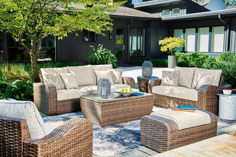 Sandy Bloom Outdoor Patio Set