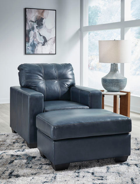 Santorine Ocean Leather Chair