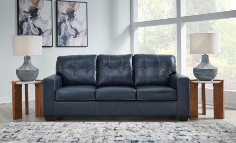 Santorine Ocean Leather Sofa