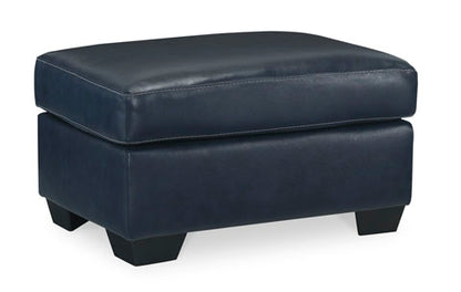 Santorine Ocean Leather Ottoman