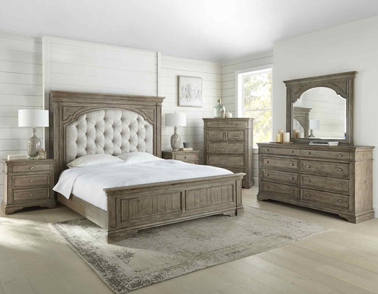 Highland Park Driftwood Bedroom Furniture Package