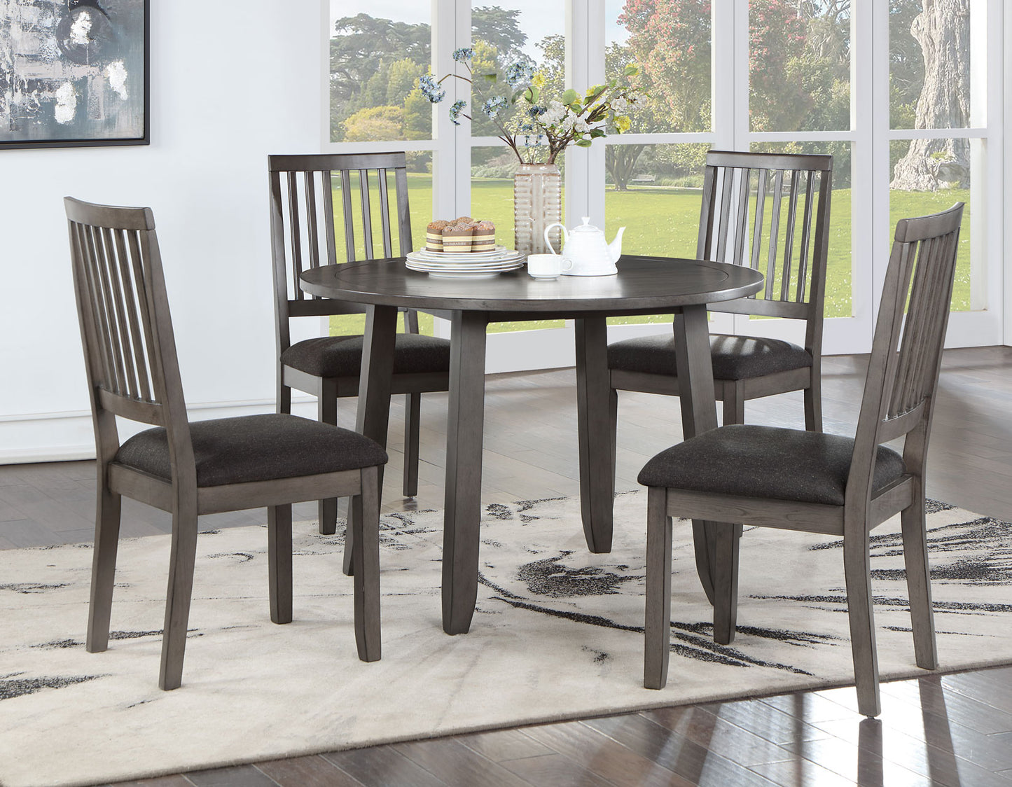 Yorktown Grey 5pc Dining Collection