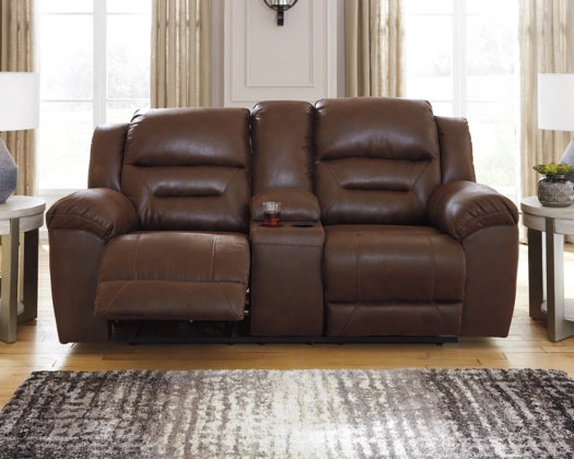 Stoneland Fossil Sand Reclining Loveseat