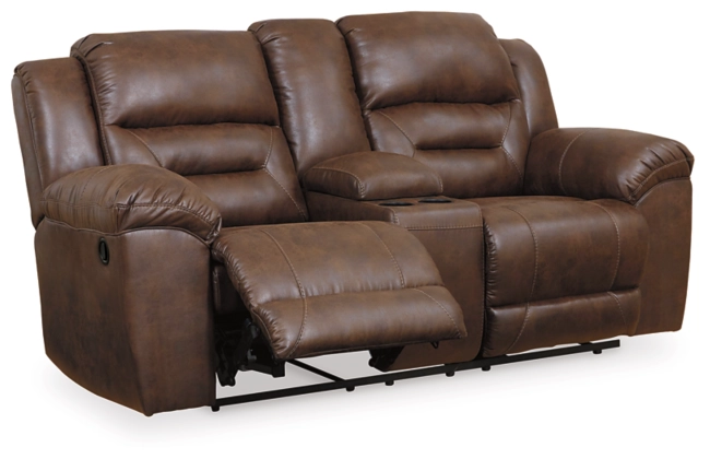 Stoneland Fossil Sand Reclining Loveseat