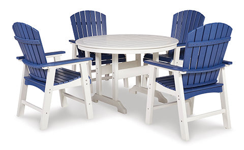 Toretto Blue Mega Tuff 5-pc Dining Set