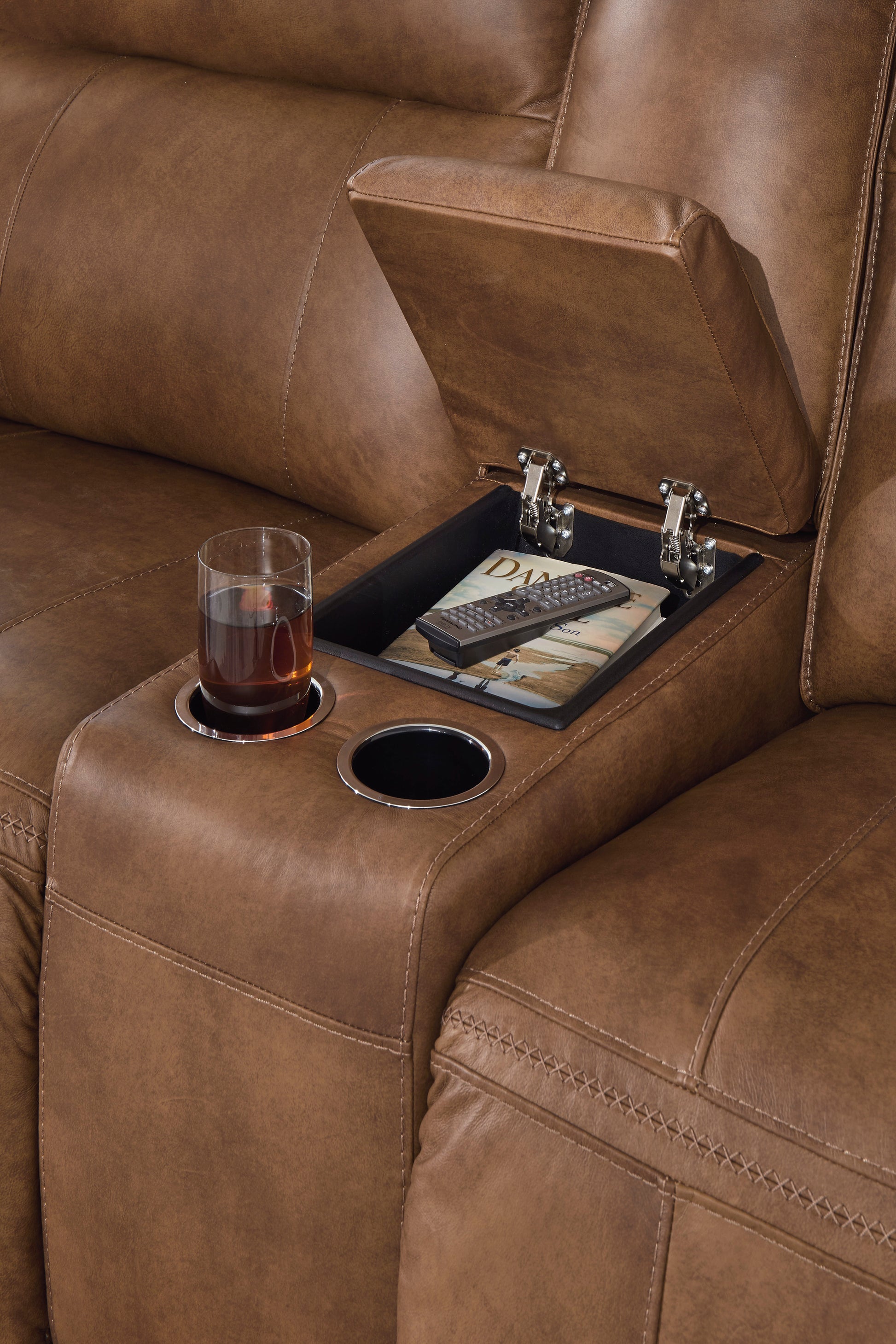 Wood Recliner Broyhill Wellsley Leather Power Reclining Sofa