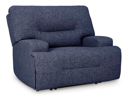 Acklen Place Navy Wide Seat Power Recliner