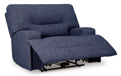 Acklen Place Navy Wide Seat Power Recliner