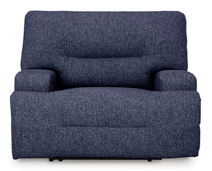 Acklen Place Navy Wide Seat Power Recliner