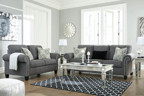 Agleno Sofa and Loveseat