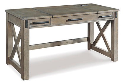 Aldwin Gray Home Office Lift Top Desk