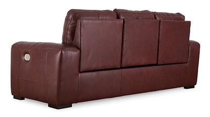 Alessandro Garnet Power Reclining Sofa
