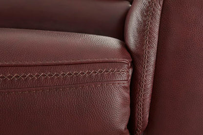 Alessandro Garnet Sofa and Loveseat Set