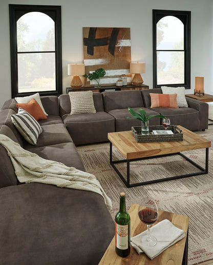 Allena Gunmetal 4-Piece Sectional
