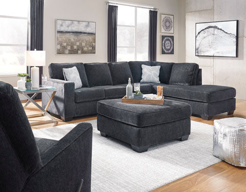 Altari Slate 2-Piece Full Sleeper Sectional with Chaise