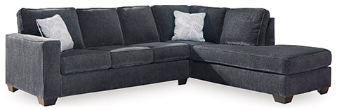 Altari Slate 2-Piece Full Sleeper Sectional with Chaise