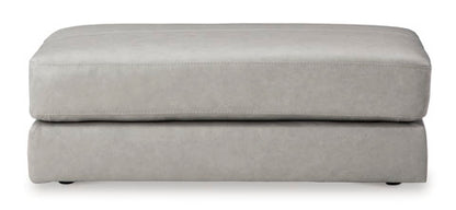 Amiata Gray Oversized Accent Ottoman