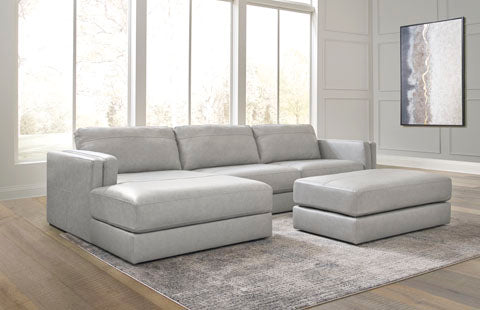 Amiata Glacier 2-Piece Sectional with Chaise