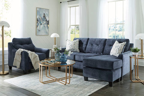 Amity Bay Ink Queen Sofa Chaise Sleeper