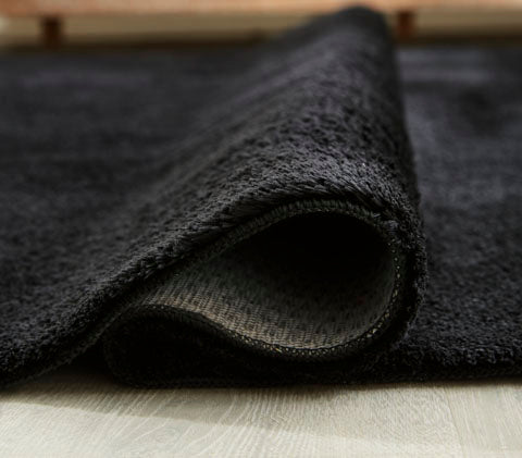 Anaben Black Washable Rug