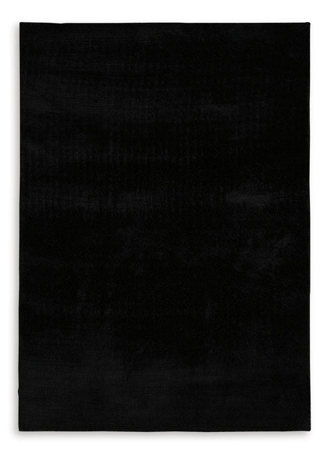 Anaben Black Washable Rug