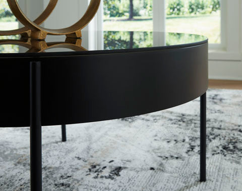 Ardoline Black Coffee and End Tables