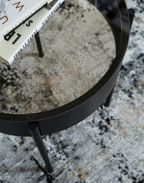 Ardoline Black Coffee and End Tables