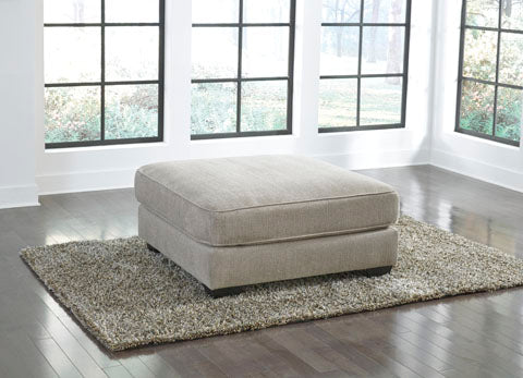 Ardsley Light Gray Oversized Ottoman