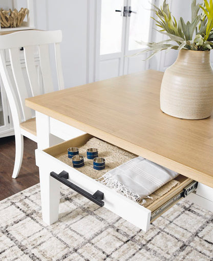 Ashbryn Dining Table with 2 Chairs and Bench Set