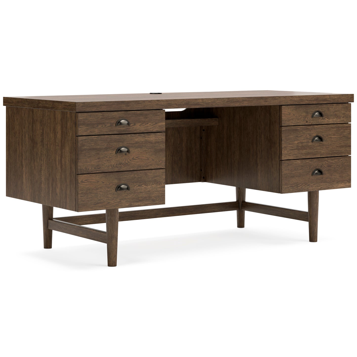 Austanny Warm Brown Home Office Desk