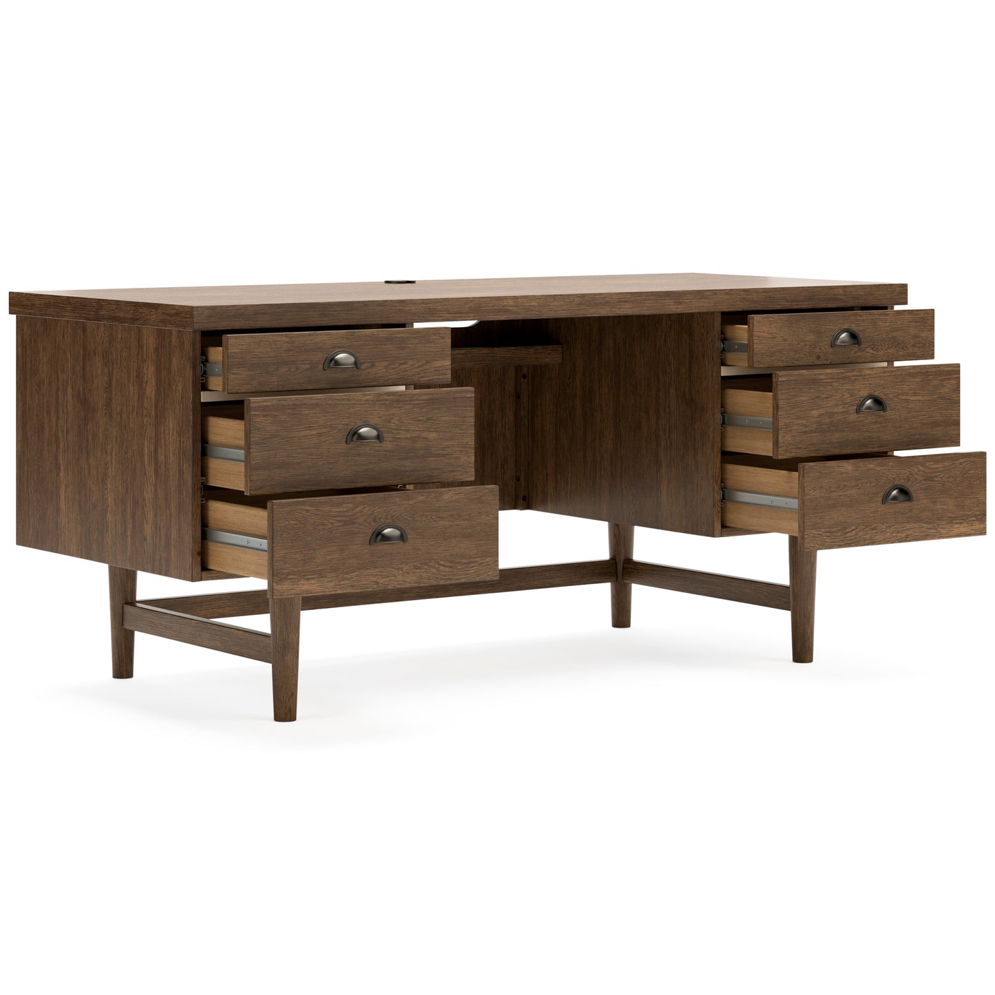 Austanny Warm Brown Home Office Desk