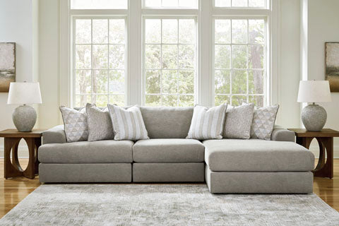 Avaliyah Ash 3-Piece Sectional with Chaise