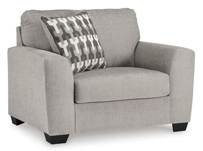 Avenal Park Flannel Oversized Chair