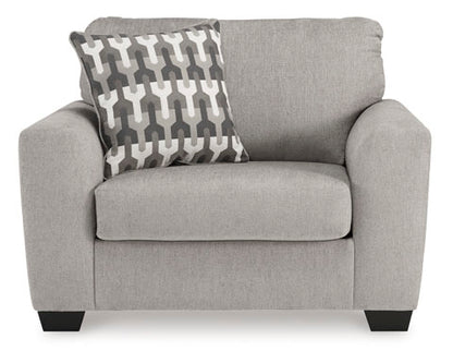 Avenal Park Flannel Oversized Chair