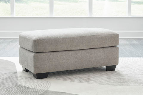 Avenal Park Flannel Ottoman