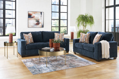 Aviemore Ink Sofa and Loveseat Set