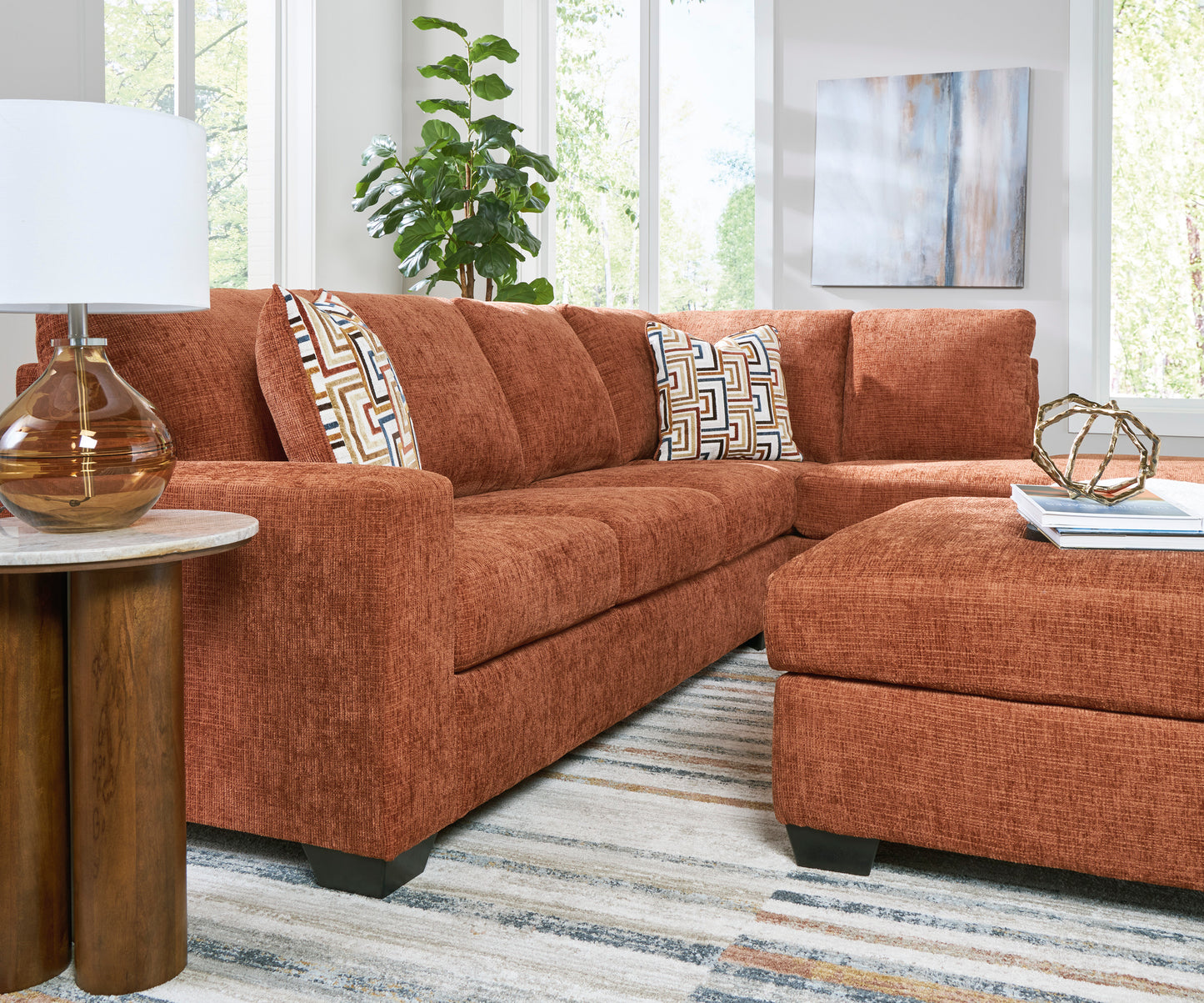 Aviemore Spice 2-Piece Sectional with Chaise