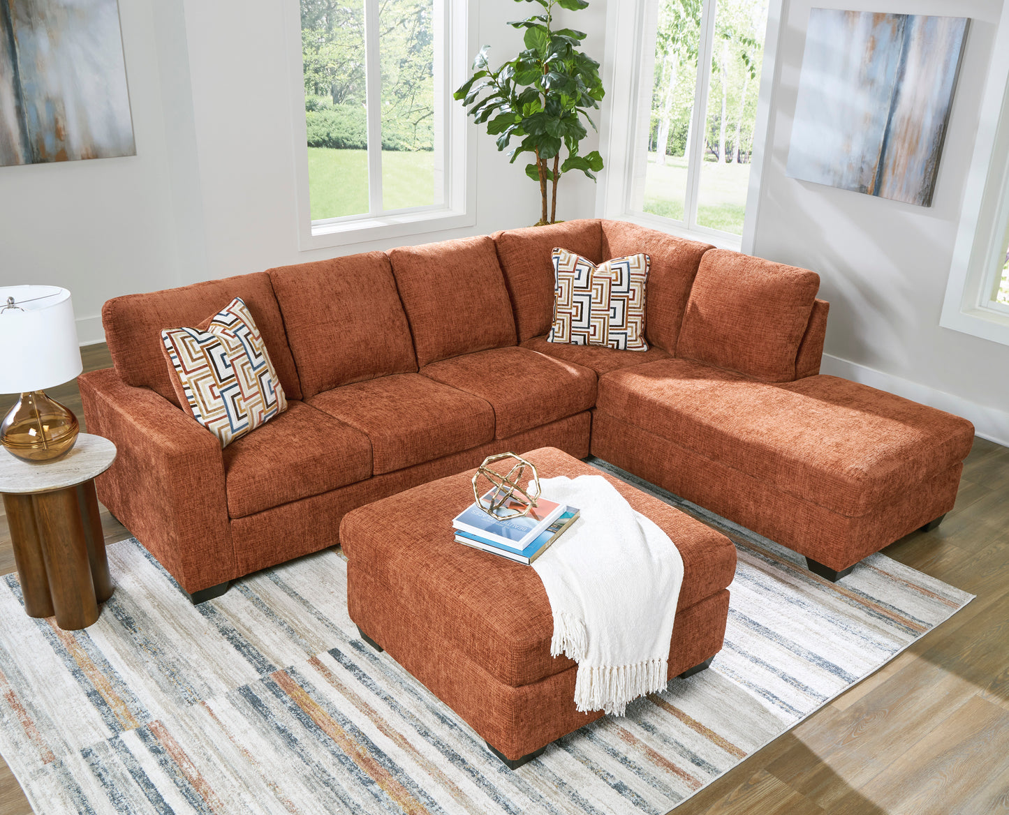 Aviemore Spice 2-Piece Sectional with Chaise
