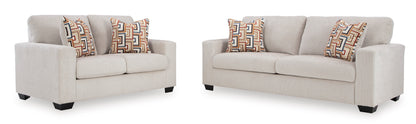Aviemore Stone Sofa and Loveseat Set