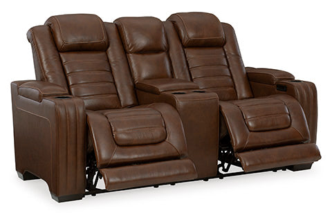 Backtrack Power Reclining Loveseat with Console