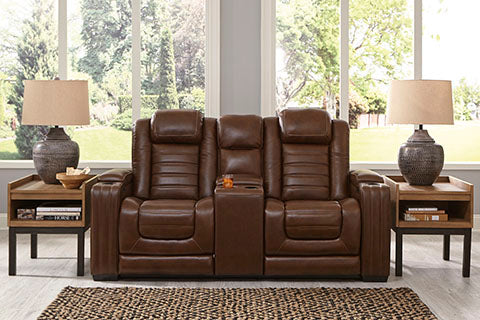 Backtrack Power Reclining Loveseat with Console