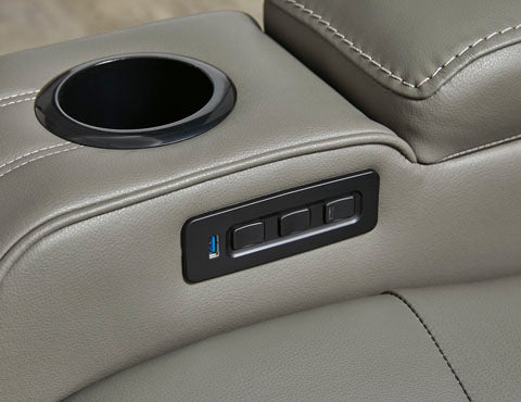 Backtrack Power Reclining Loveseat with Console