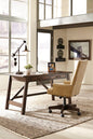 Baldridge Rustic Brown Home Office Large Leg Desk