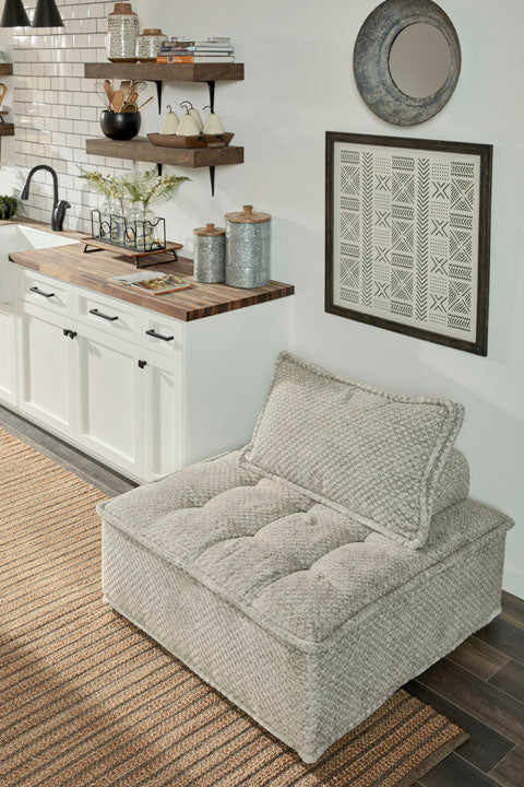 Bales Taupe Accent Chair