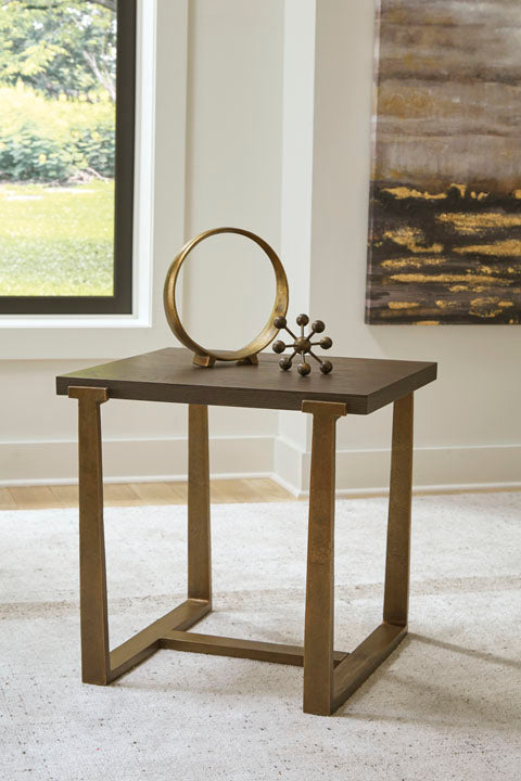 Balintmore Brown End Table