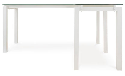 Baraga White L-Desk