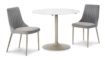 Barchoni Two-Tone Dining Table and 2 Chairs Set