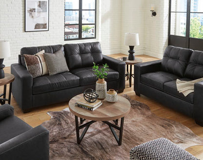 Barlin Mills Carbon Sofa and Loveseat Set