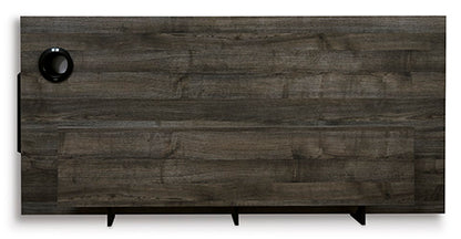 Barolli Gunmetal Gaming Desk
