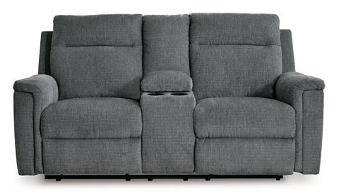 Barnsana Power Reclining Loveseat with Console